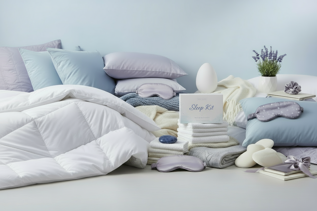 use our sleep kit image to create a seamless banner image